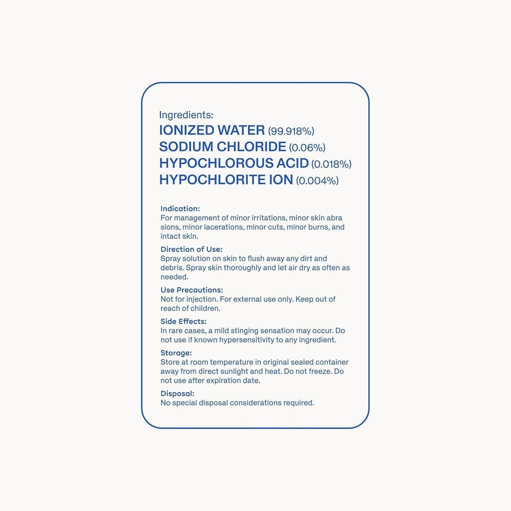 Magic Molecule Hypochlorous Acid Spray – Soothing Facial Mist Bundle (8oz + 2x3.4oz)