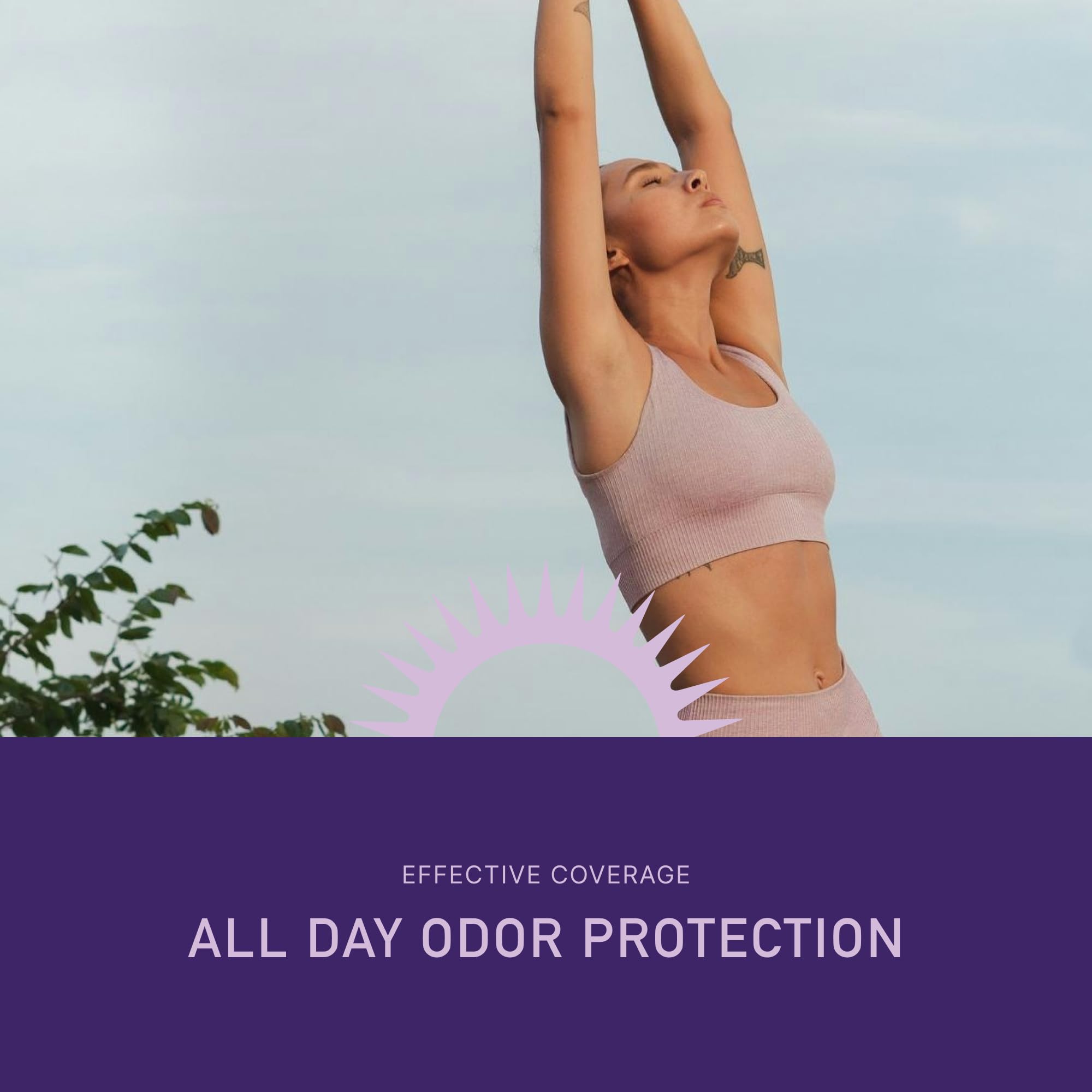 MAGSOL Natural Deodorant for Men & Women - Aluminum Free, Lavender, 2 Pack