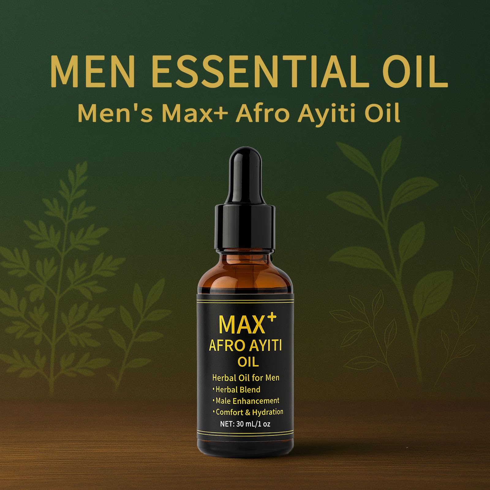 Maidlure Max+ Afro Ayiti Oil – Natural Herbal Massage Oil for Vitality Support