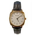 Sekonda Ladies Basic Big Number White Dial Black Leather Strap Watch 40437
