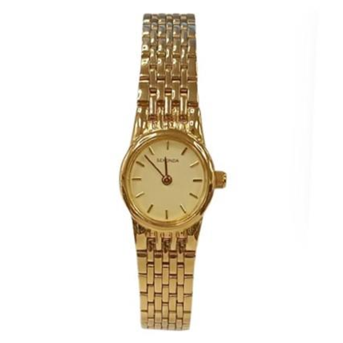 Sekonda Ladies Basic Gold Plated Dial & Stainless Steel Bracelet Watch 4537