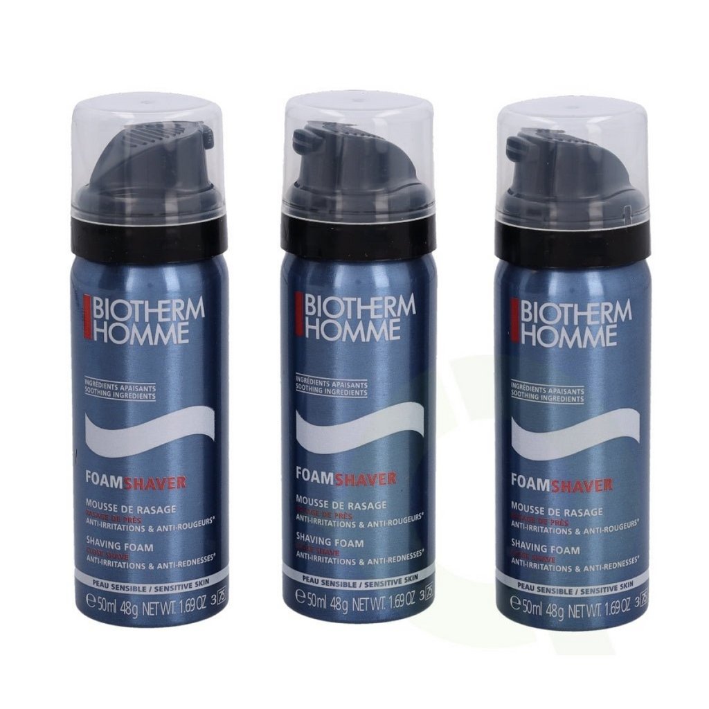 Biotherm Homme Sensitive Shaving Foam (3 x 50ml)