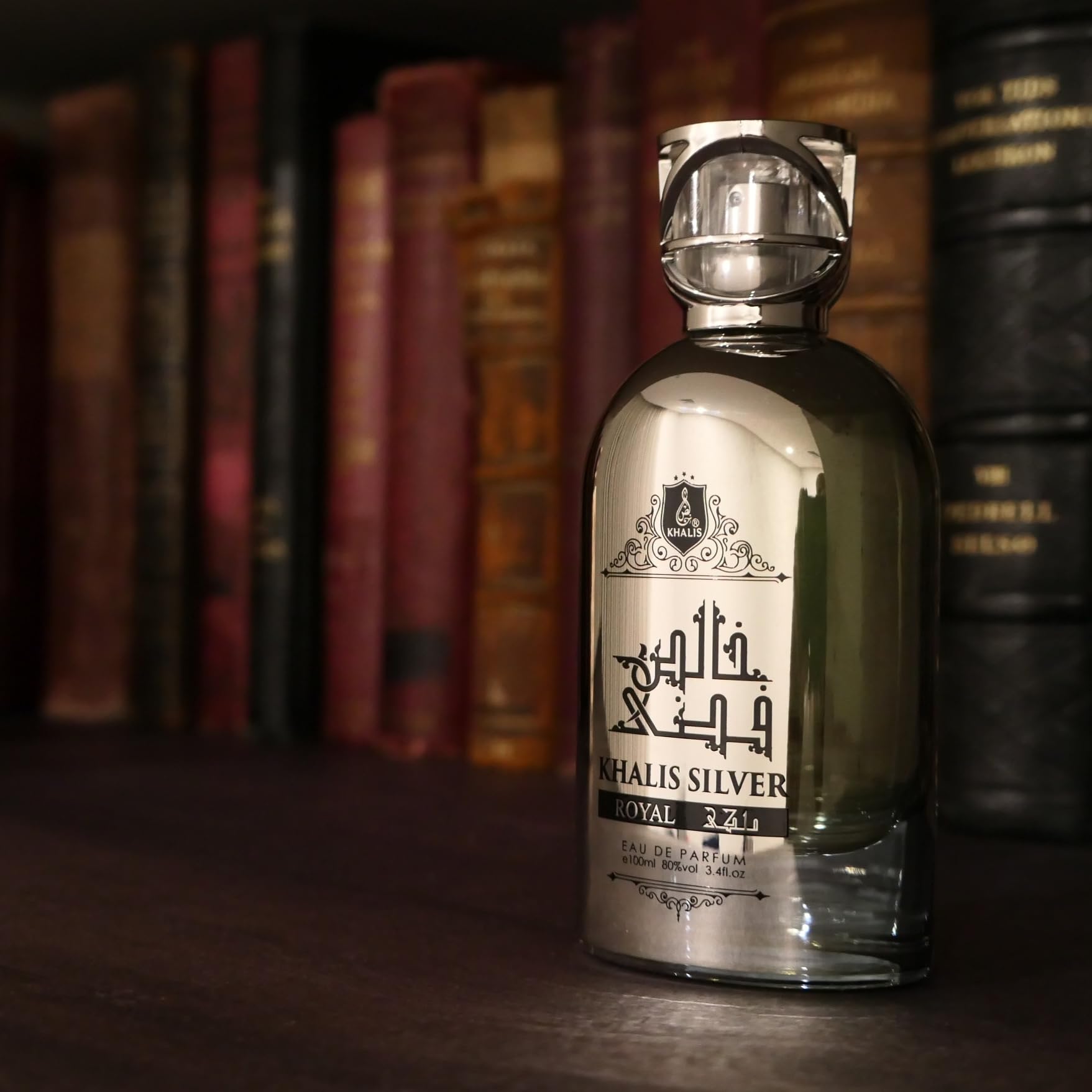 Maison d'Orient Silver Royal Eau de Parfum 3.4 oz – Unisex Oriental Leather with Bergamot & Saffron