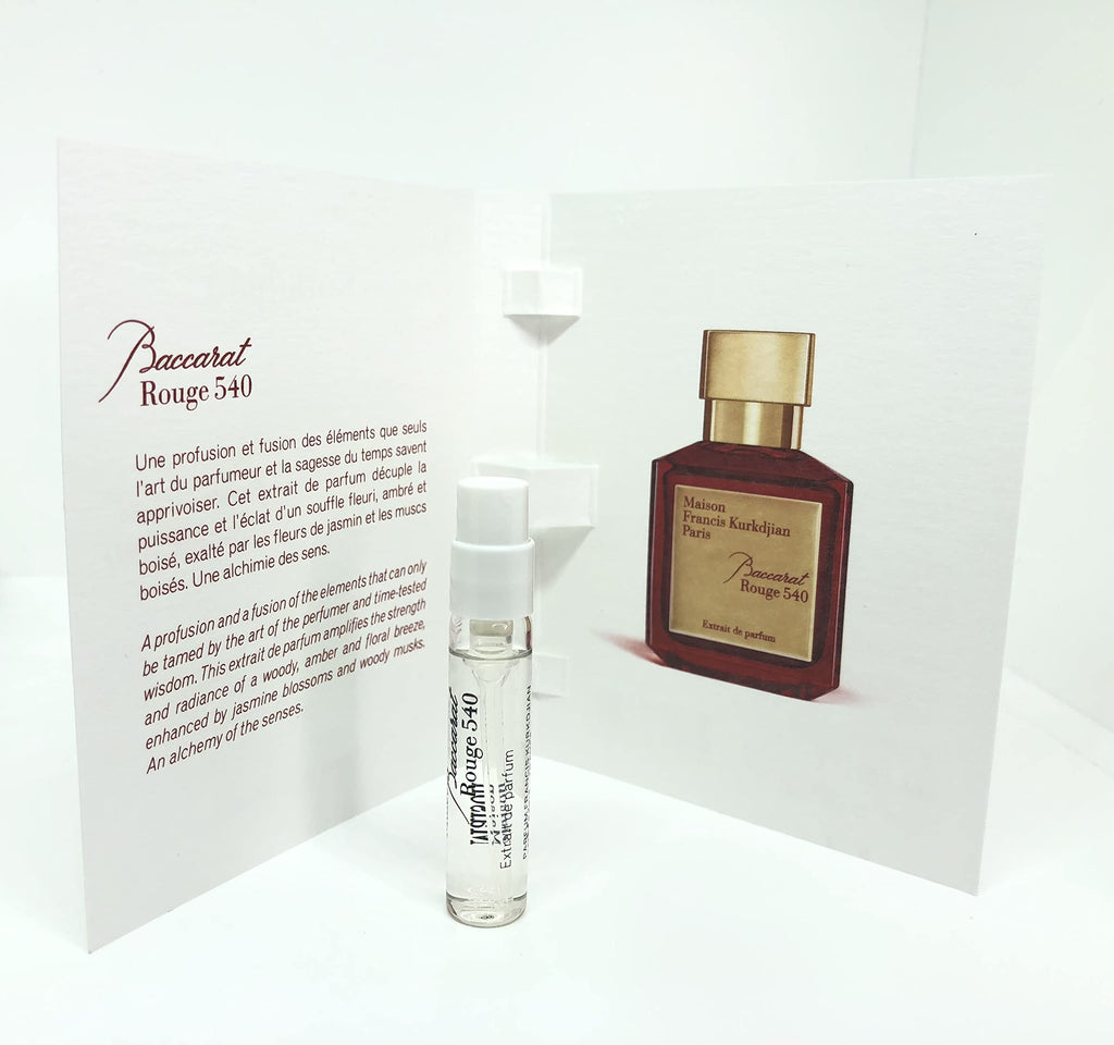 Maison Francis Kurkdjian Baccarat Rouge 540 Extrait de Parfum – 2ml Vial Sample Spray