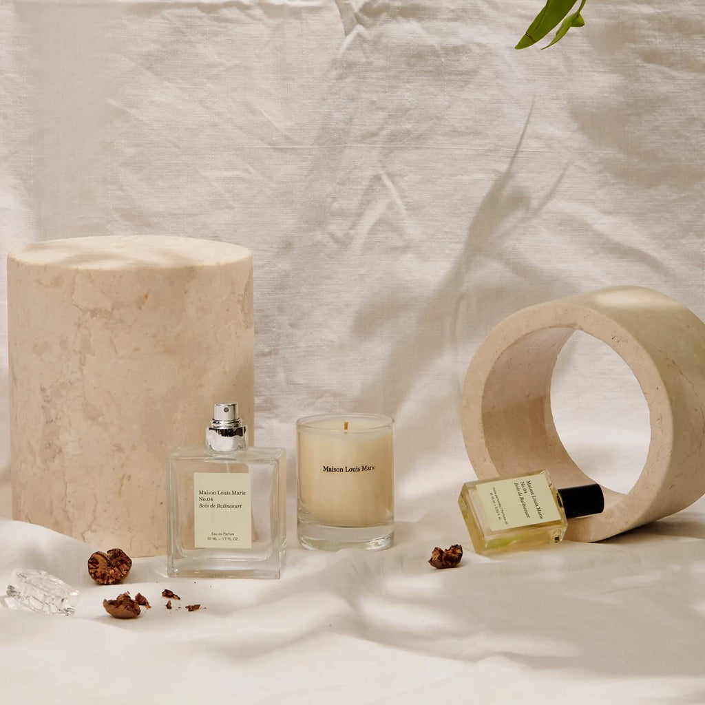 Maison Louis Marie No.04 Bois de Balincourt 3-Piece Gift Set | Clean Beauty + Non-Toxic Fragrance