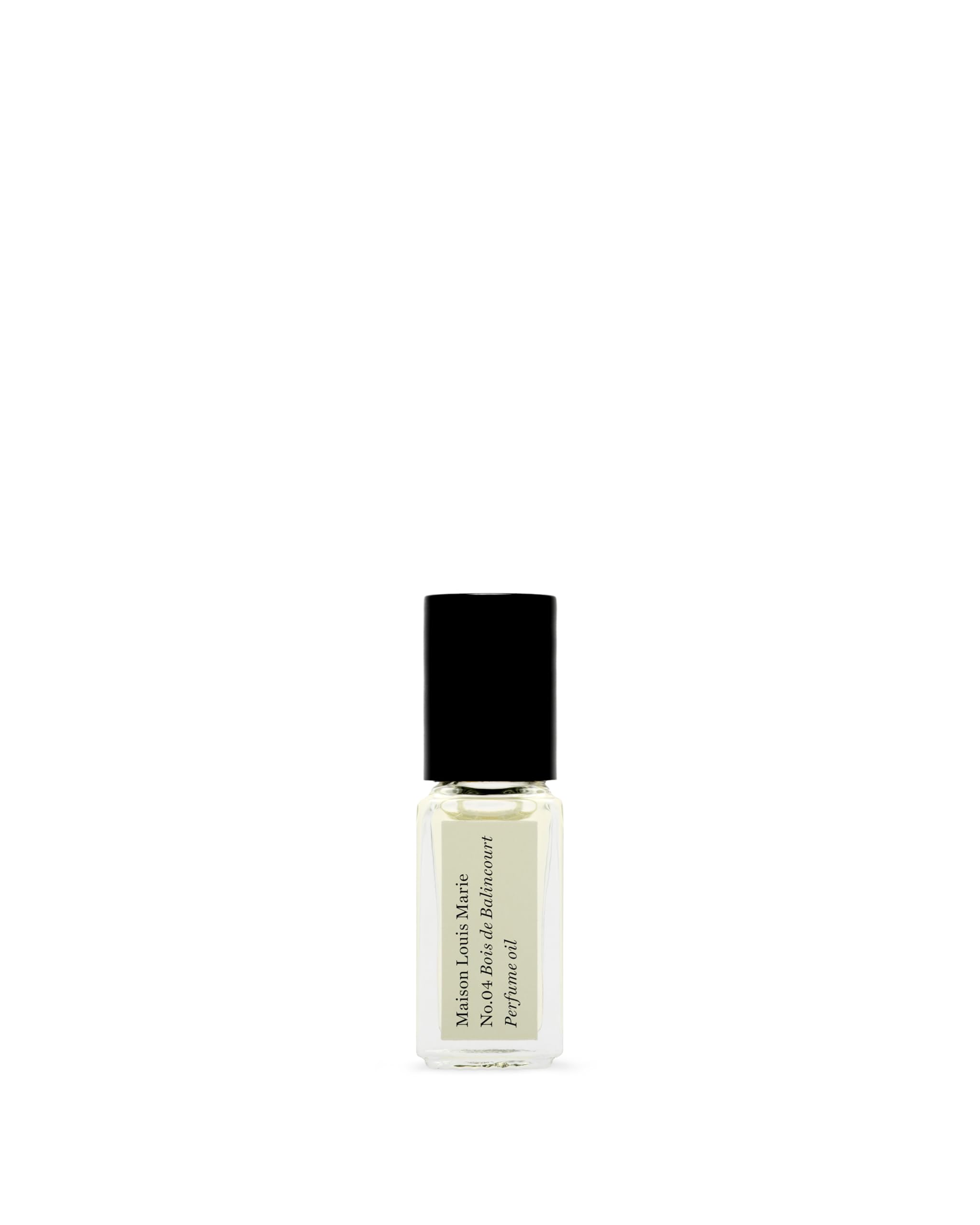 Maison Louis Marie No.04 Bois de Balincourt Roll-On Perfume Oil Sample | Luxury Clean Beauty + Non-Toxic Fragrance (0.1 fl oz / 3 ml)