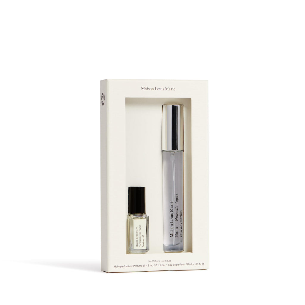 Maison Louis Marie No.13 Nouvelle Vague 2-Piece Mini Travel Set – Luxury Clean Beauty & Non-Toxic Fragrance