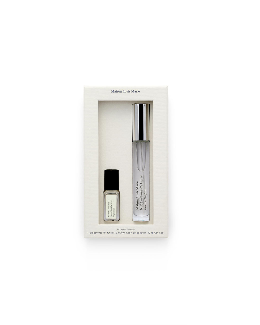 Maison Louis Marie No.13 Nouvelle Vague 2-Piece Mini Travel Set – Luxury Clean Beauty & Non-Toxic Fragrance