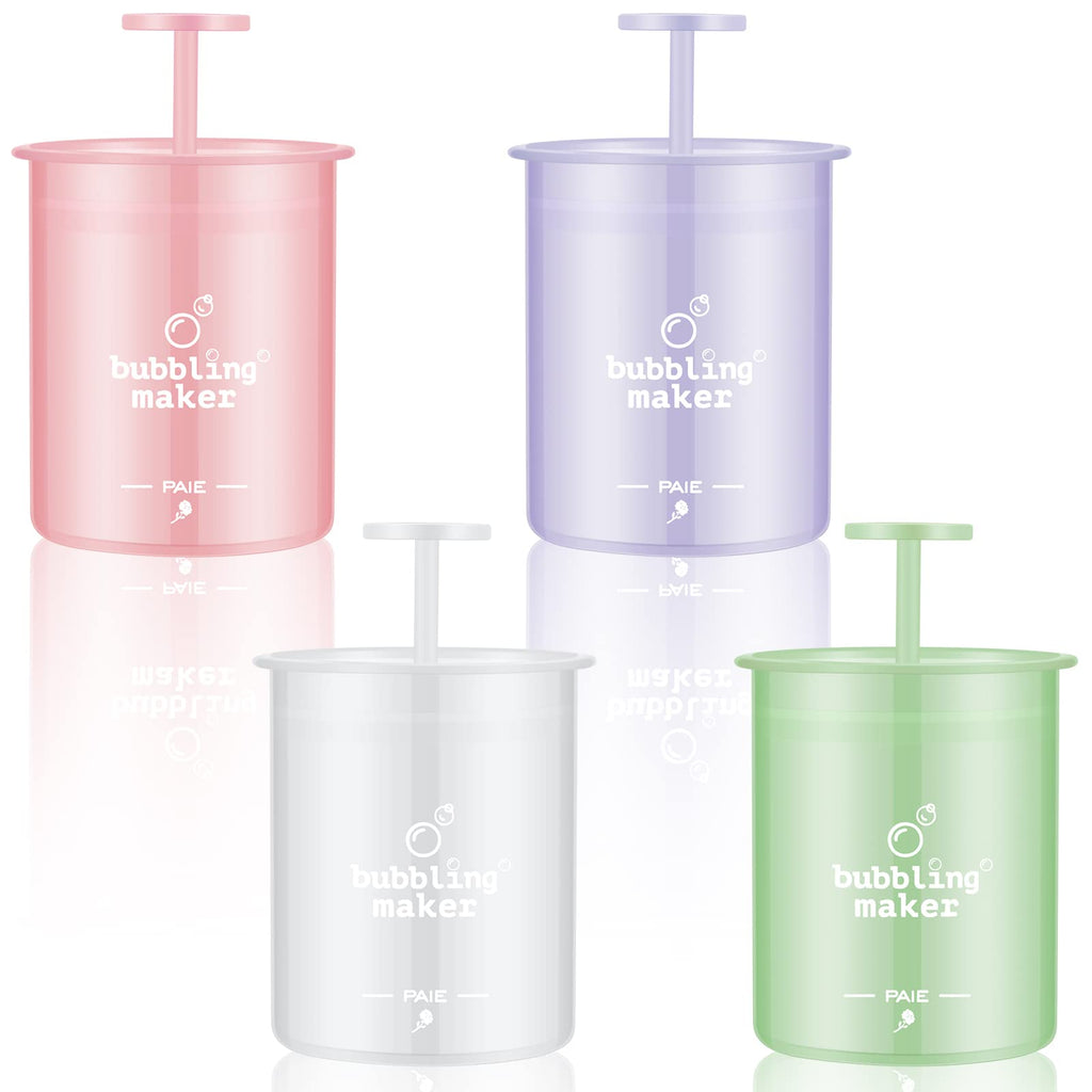 Maitys 4 Pcs Face Foam Maker – Travel-Friendly Face Wash Foamer Kit