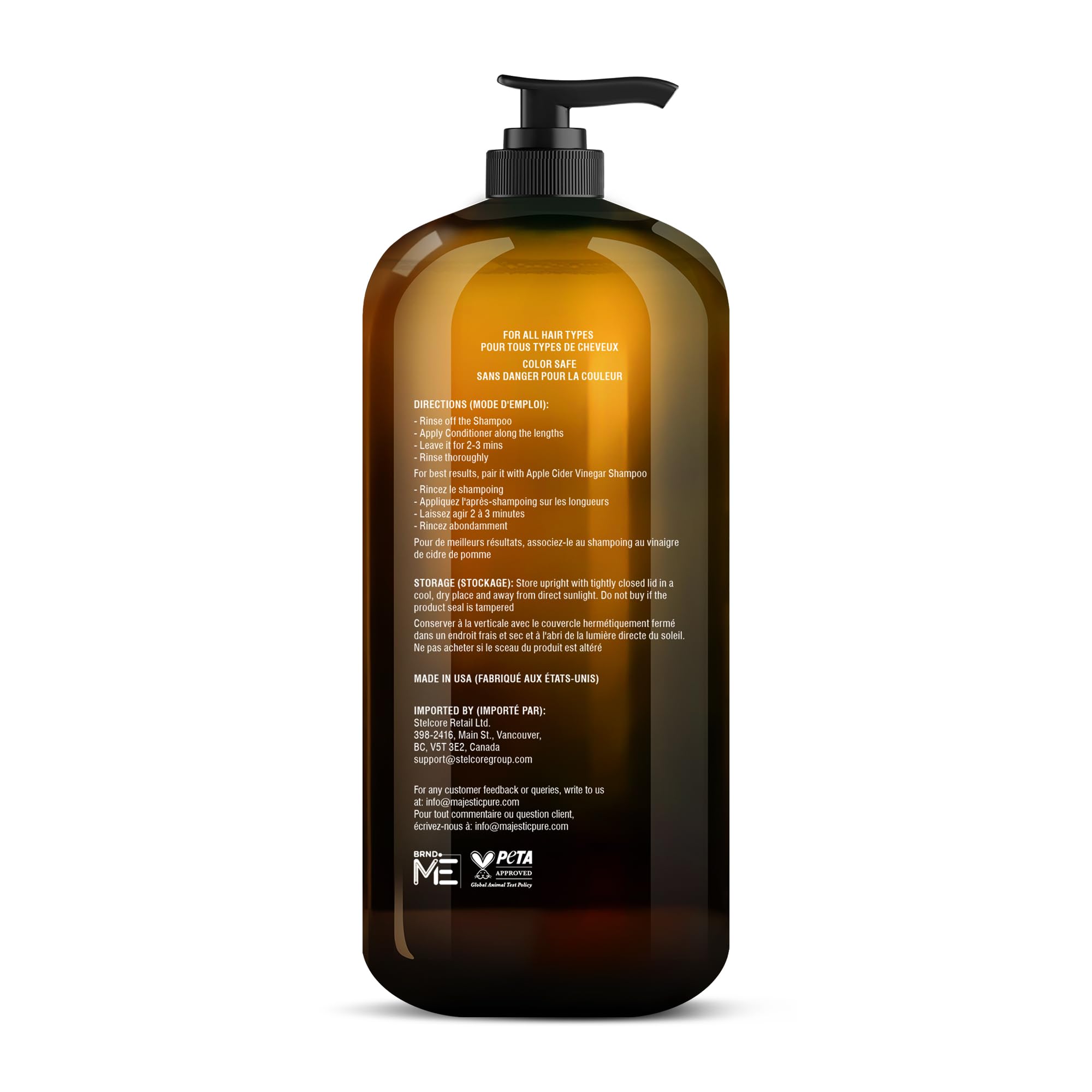 Majestic Pure Avocado Coconut Conditioner – Gentle, Vitamin-Enriched Hair Care