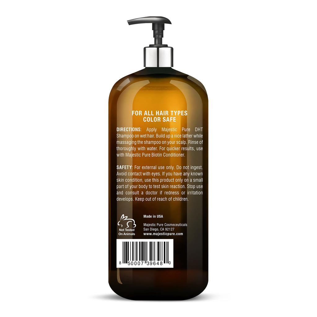 Majestic Pure Biotin Conditioner for Hair Loss – Thickening & Volumizing, DHT-3 Blocker, Keratin & Rosemary Oil, Sulfate Free, All Hair Types, 16 fl oz