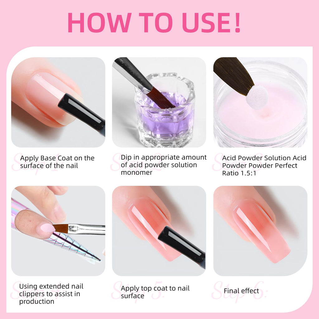 Major Dijit Acrylic Nail Kit with Drill – Complete Home Manicure Set