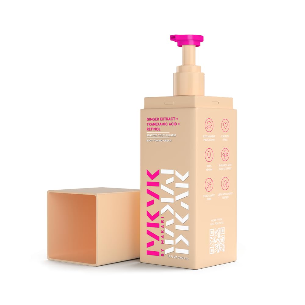 MAKARI IYKYK Ginger Extract, Tranexamic Acid & Retinol Body Toning Cream | Firming & Radiance (Fragrance-Free)