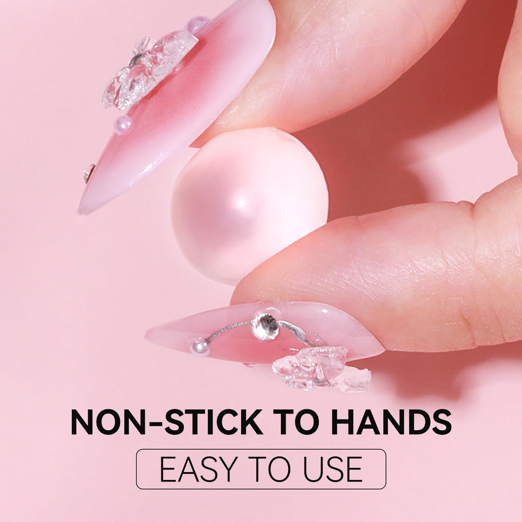 Makartt 3D Gel Nail Art Kit – 4-in-1 Clear & White Solid Gel Builder for 3D Sculpting & Extensions