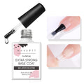 Makartt Base Coat Nail Polish 15ml – Extra Strong Gel Base Coat & Nail Glue for Small Nail Charms | Clear Foundation