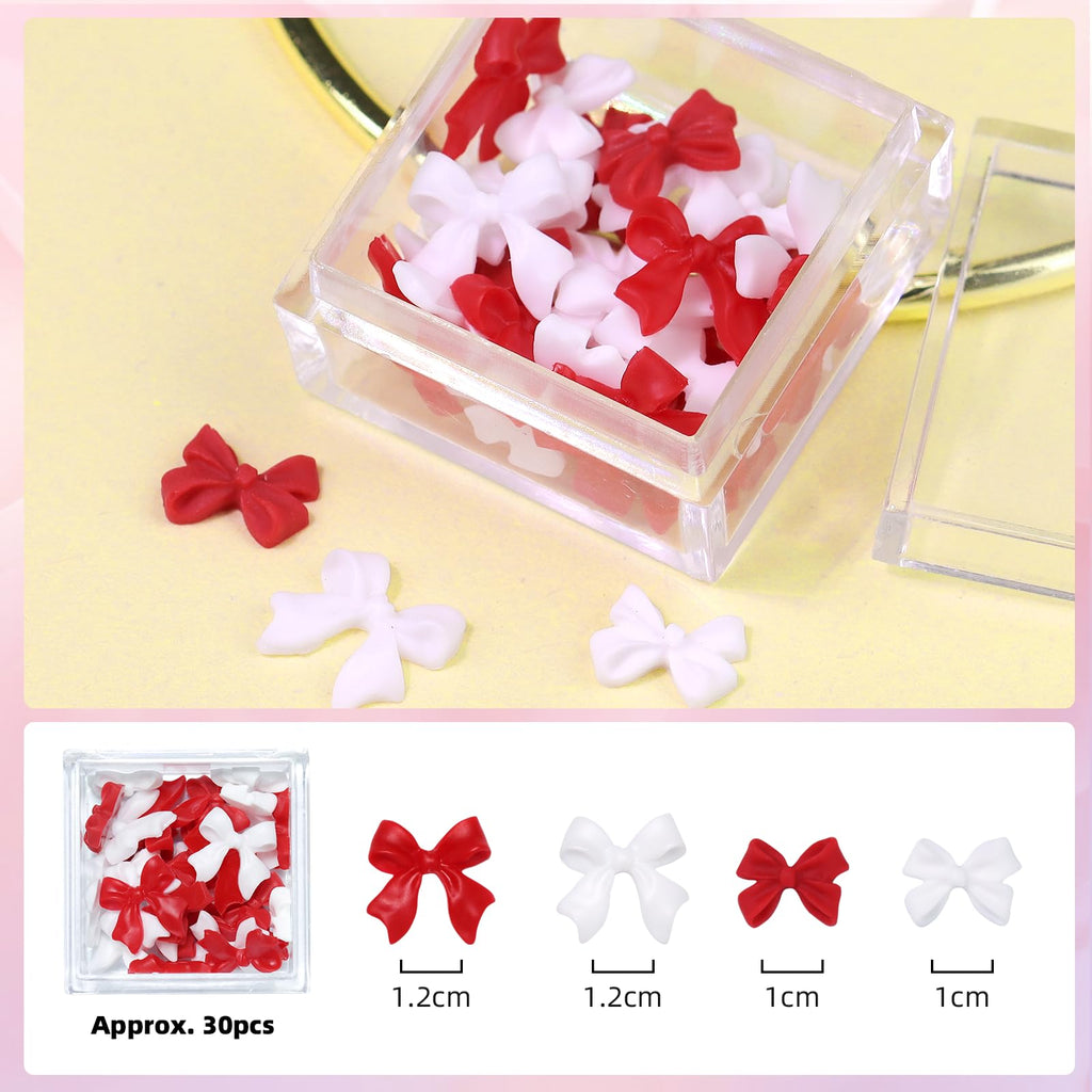 Makartt Nail Charm & Rhinestone Glue Kit — 15ml Gel, 3D Hearts, Bowknot & Pearls for Nails