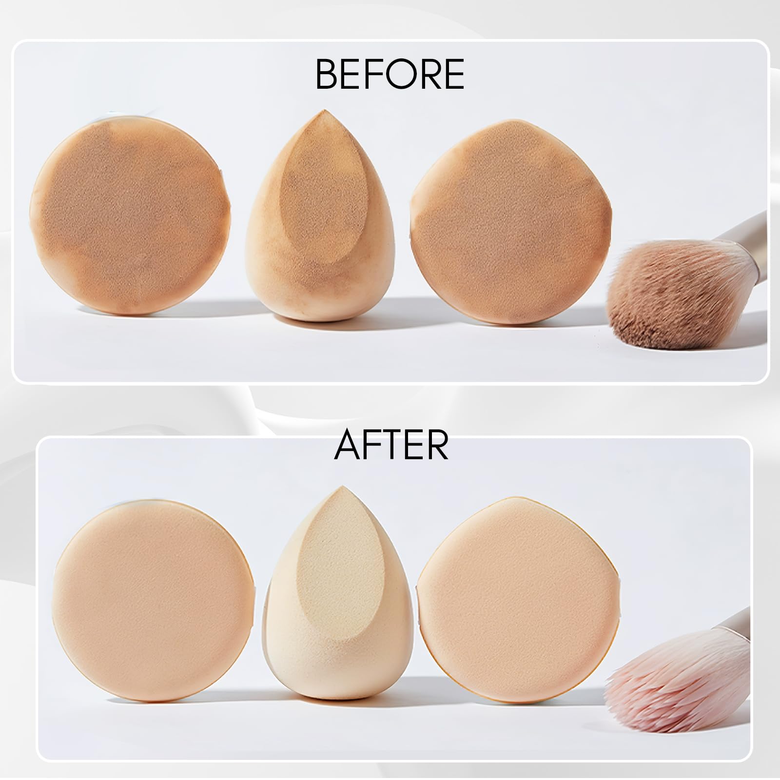 Makartt Brush Cleaner Solution – Deep Cleaning for Makeup Brushes, Sponges & Powder Puffs | Hypoallergenic & Cruelty-Free 2.02 fl oz
