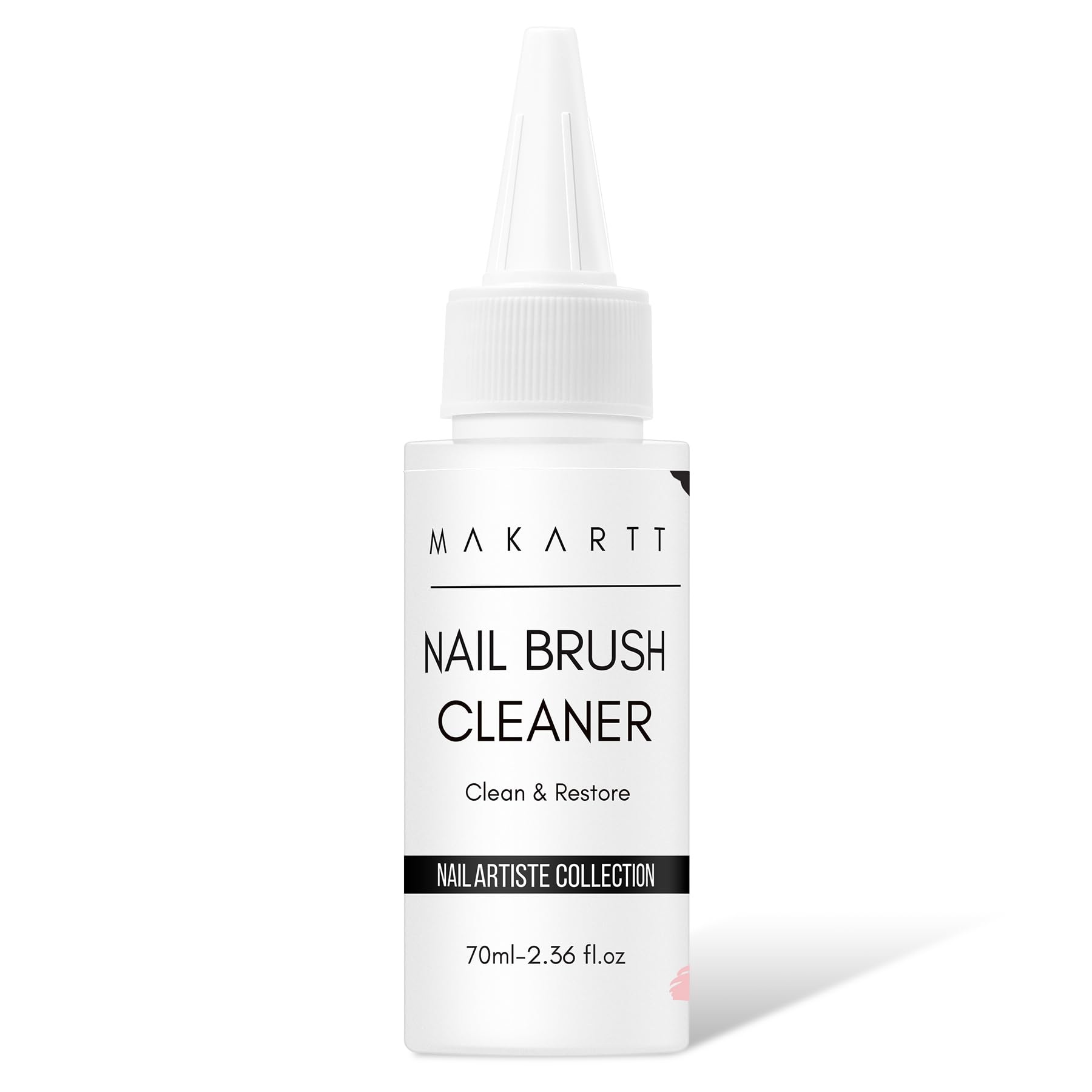 Makartt Nail Art Brushes Cleaner – 70ml Gel Brush Cleaner & Restorer for Nails