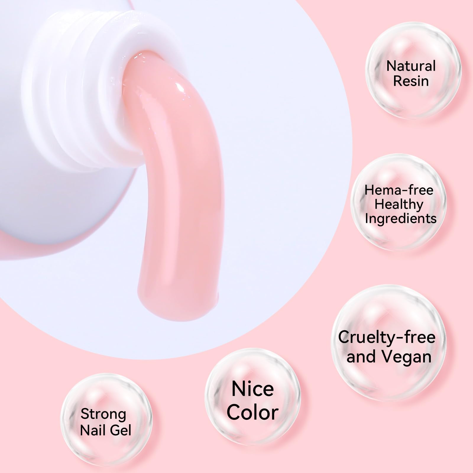 Makartt Poly Nail Gel Set — 4 Fall Colors for Extensions, Overlays & 3D Nail Art