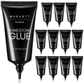 Makartt Rhinestone Glue Gel 12x30ml — Strong Hold for 3D Nail Art & Gems