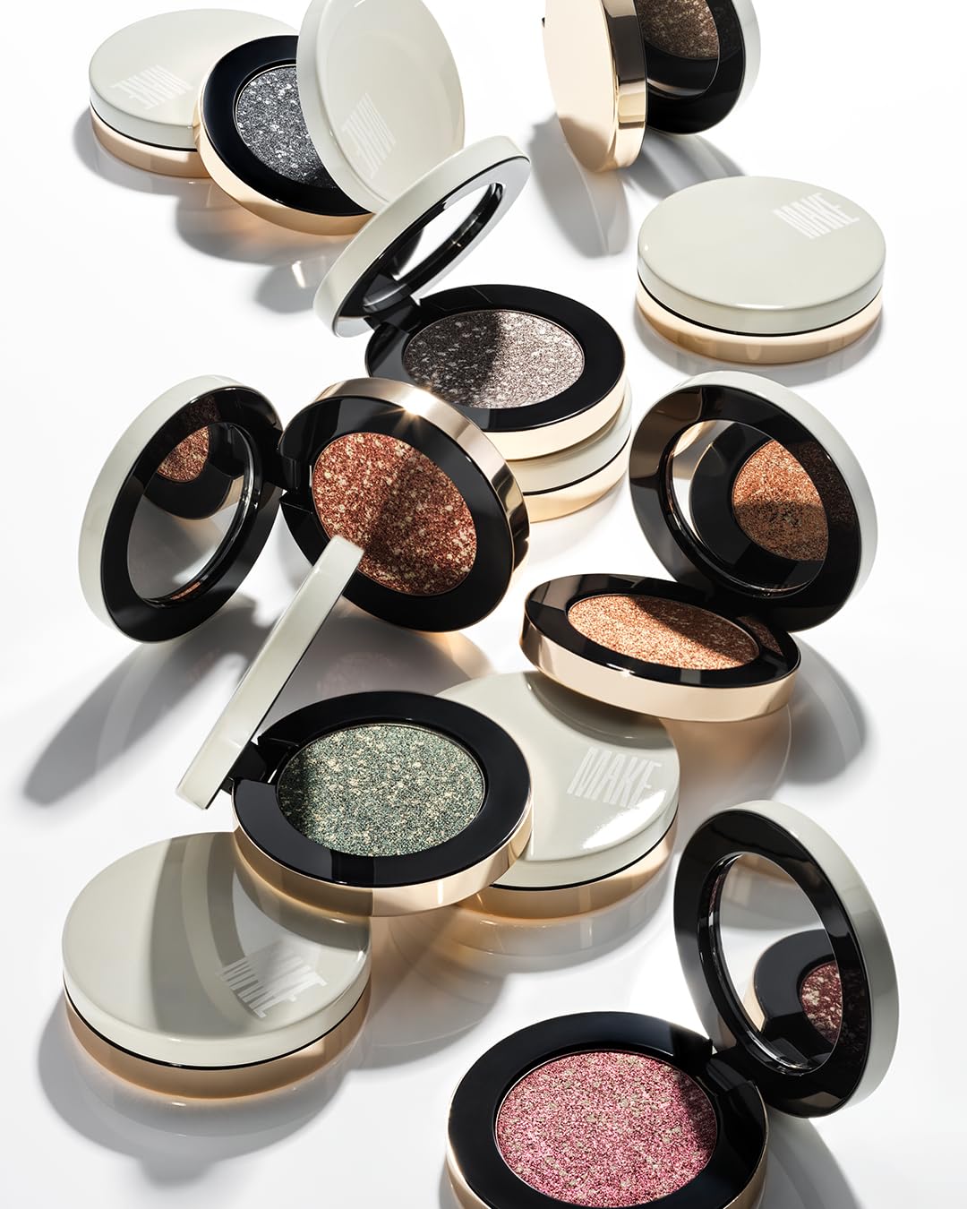 MAKE Beauty Multi-Chromatic Eye Shadow – Stardust Emerald Green Foil Finish