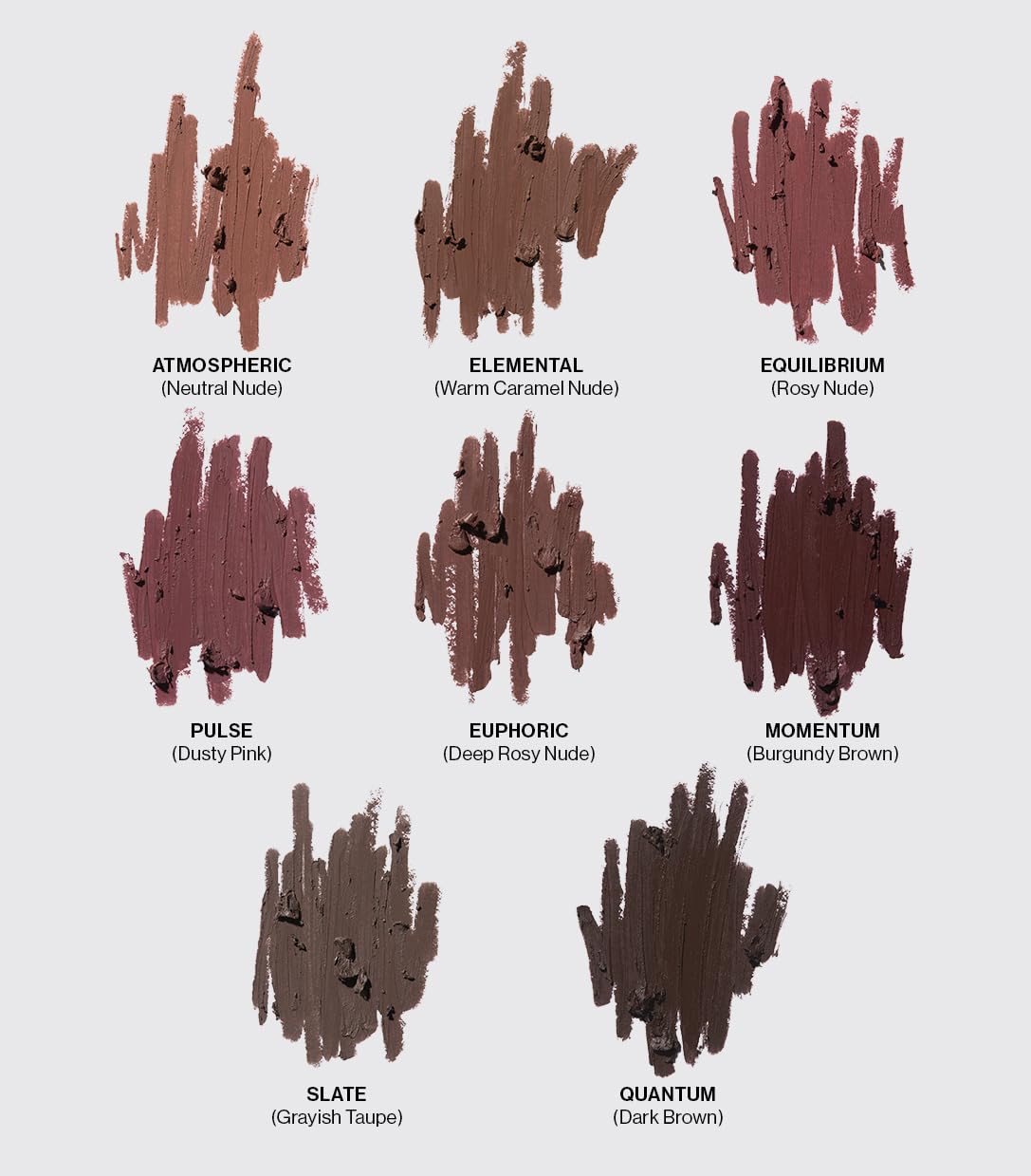 MAKE Beauty Continuum Lip Liner – Long-Lasting Creamy Nude Lip Liner with Built-In Sharpener & Blending Brush (Atmospheric)