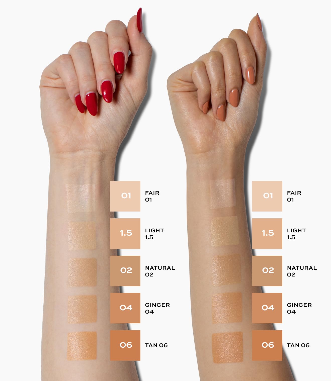 MAKE Beauty Diffusion Dew Skin Tint Amber 10 – Sheer to Medium Coverage, Glowing Finish