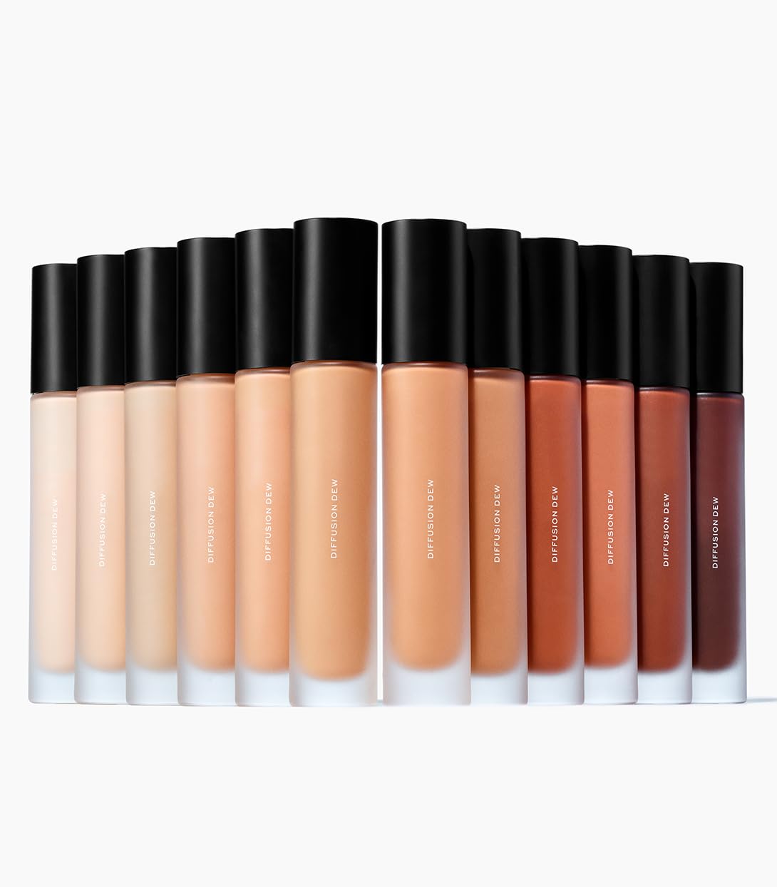 MAKE Beauty Diffusion Dew Skin Tint – Sheer to Medium Coverage, Radiant Finish (Hazelnut 16)