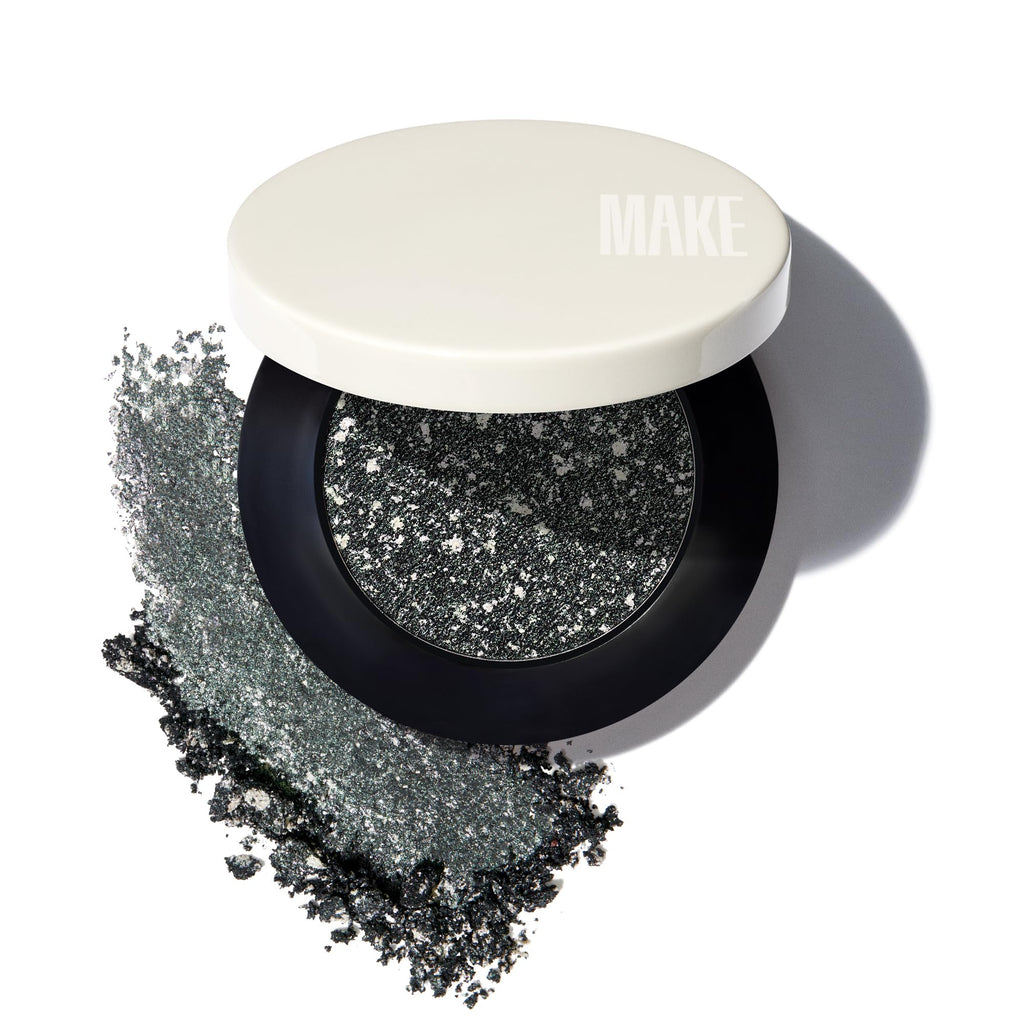 MAKE Beauty Multi-Chromatic Eye Shadow – Stardust Emerald Green Foil Finish