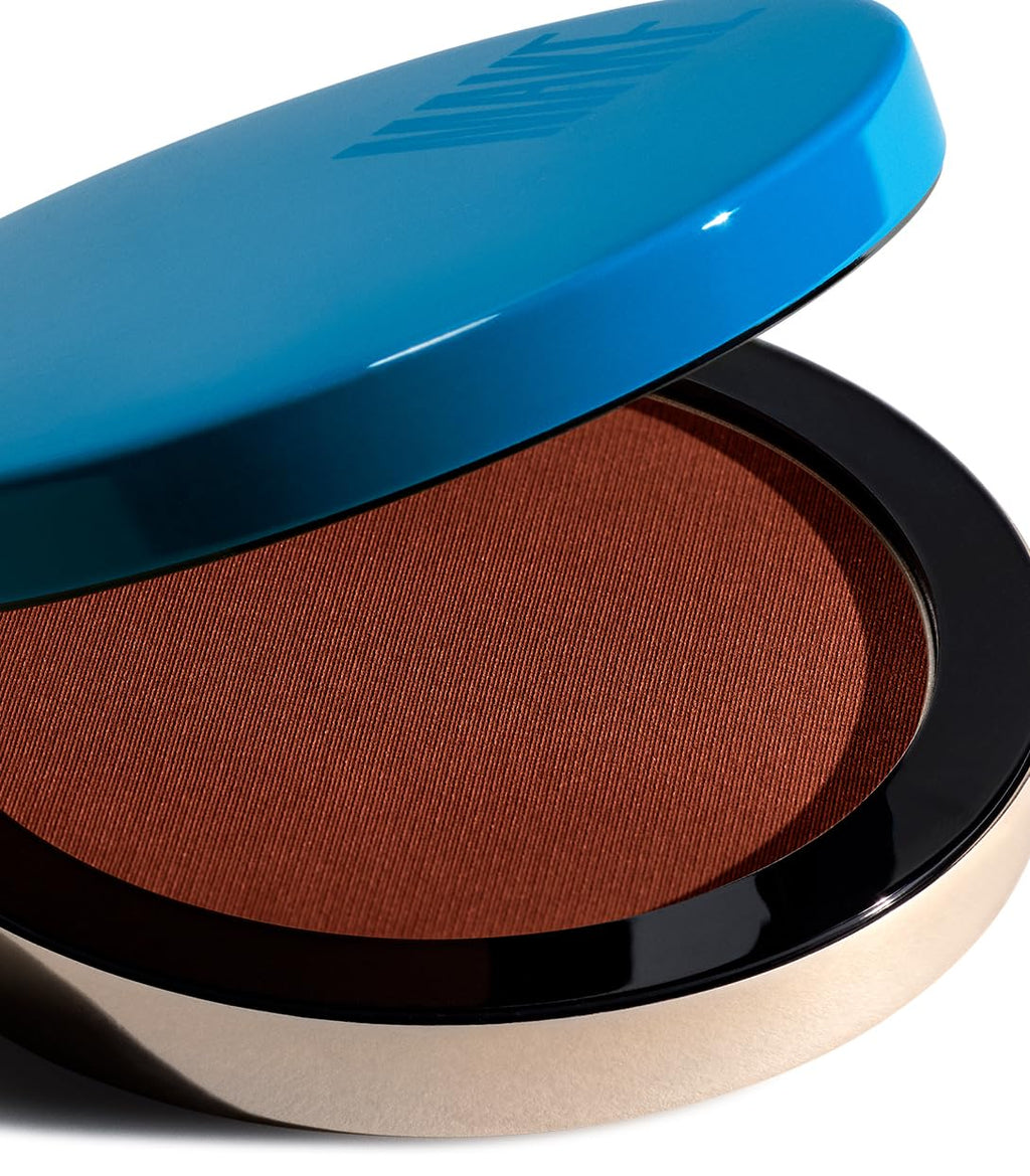 MAKE Beauty Skin Mimetic Microsuede Bronzer Powder – Equinox Matte Bronzer for Medium to Deep Skin