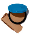 MAKE Beauty Skin Mimetic Microsuede Bronzer Powder – Lunar, Matte Buildable Bronzer for Fair to Light Skin