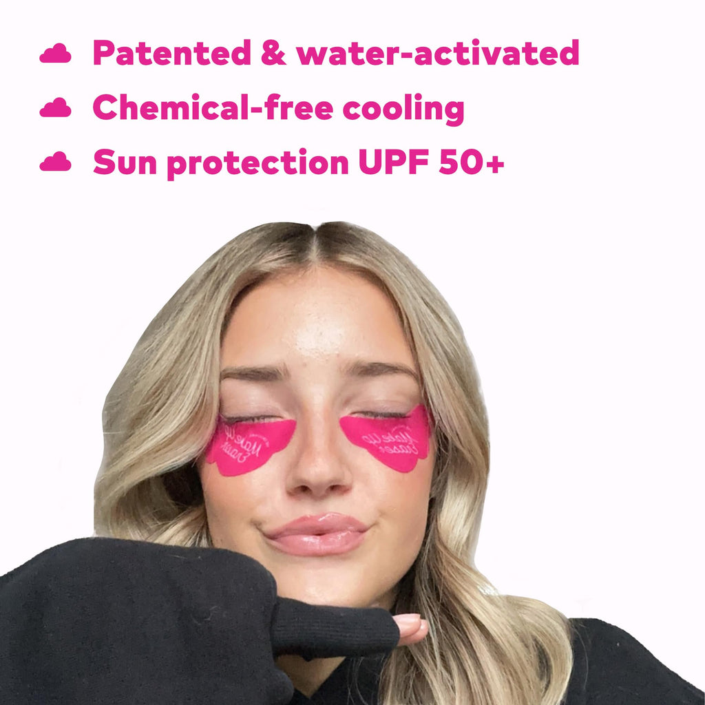 MakeUp Eraser Cooling Clouds Undereye Patches – Reusable, Water-Activated