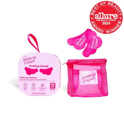 MakeUp Eraser Cooling Clouds Undereye Patches – Reusable, Water-Activated