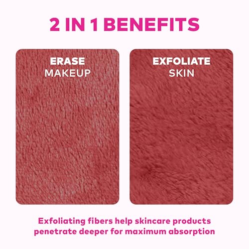 MakeUp Eraser Mini PRO – Original Water-Only Makeup Remover, Removes Waterproof Makeup, Gryffindor Edition, 1ct