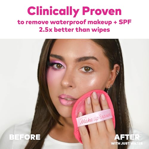 MakeUp Eraser Mini PRO Original — Water-Only Makeup Removal (Waterproof Mascara & More) Slytherin Edition, 1ct