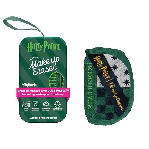 MakeUp Eraser Mini PRO Original — Water-Only Makeup Removal (Waterproof Mascara & More) Slytherin Edition, 1ct