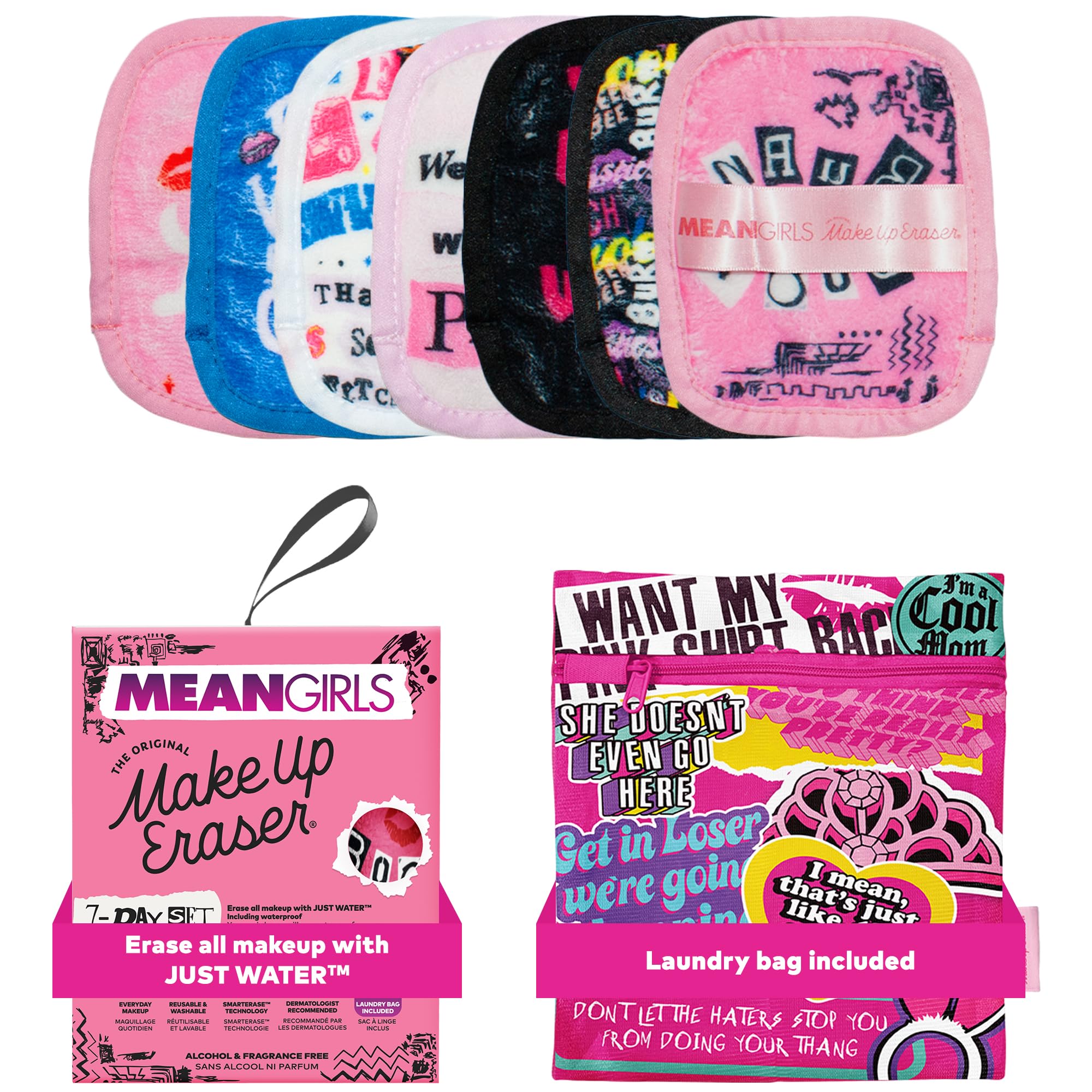 MakeUp Eraser Original 7-Day Set — Remove All Makeup with Just Water (Waterproof Mascara, Eyeliner, Foundation, Lipstick) | 7 Count