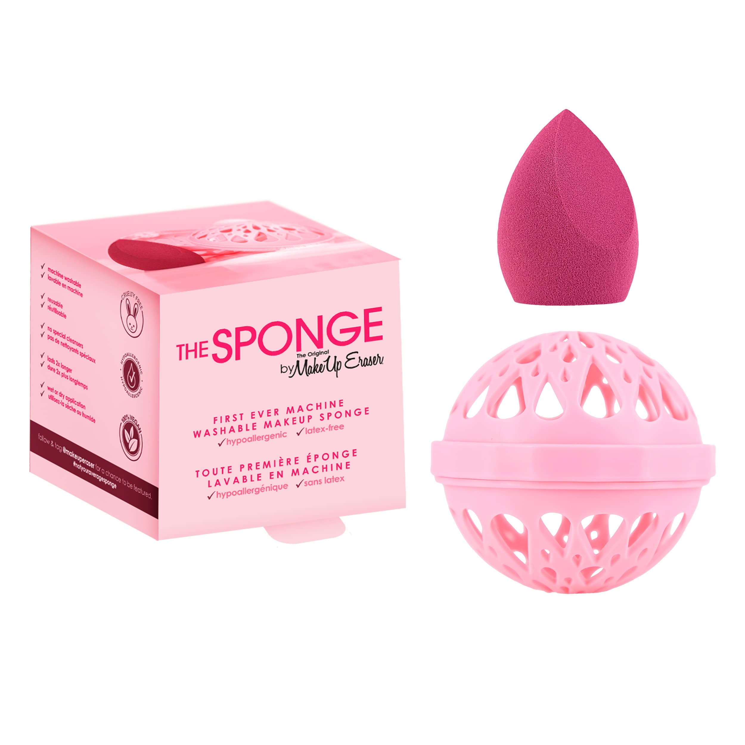 MakeUp Eraser Sponge – Machine Washable Makeup Applicator for Foundation, Contour & Highlight