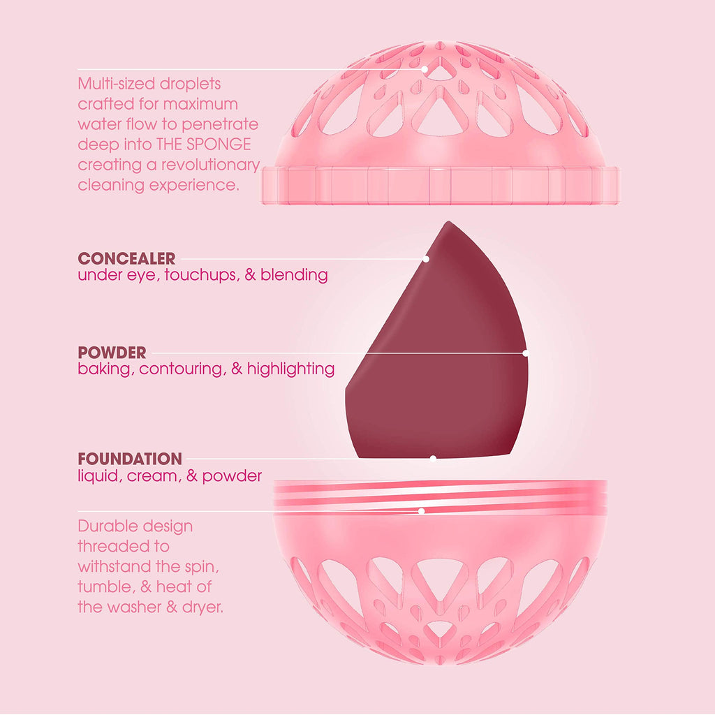 MakeUp Eraser Sponge – Machine Washable Makeup Applicator for Foundation, Contour & Highlight