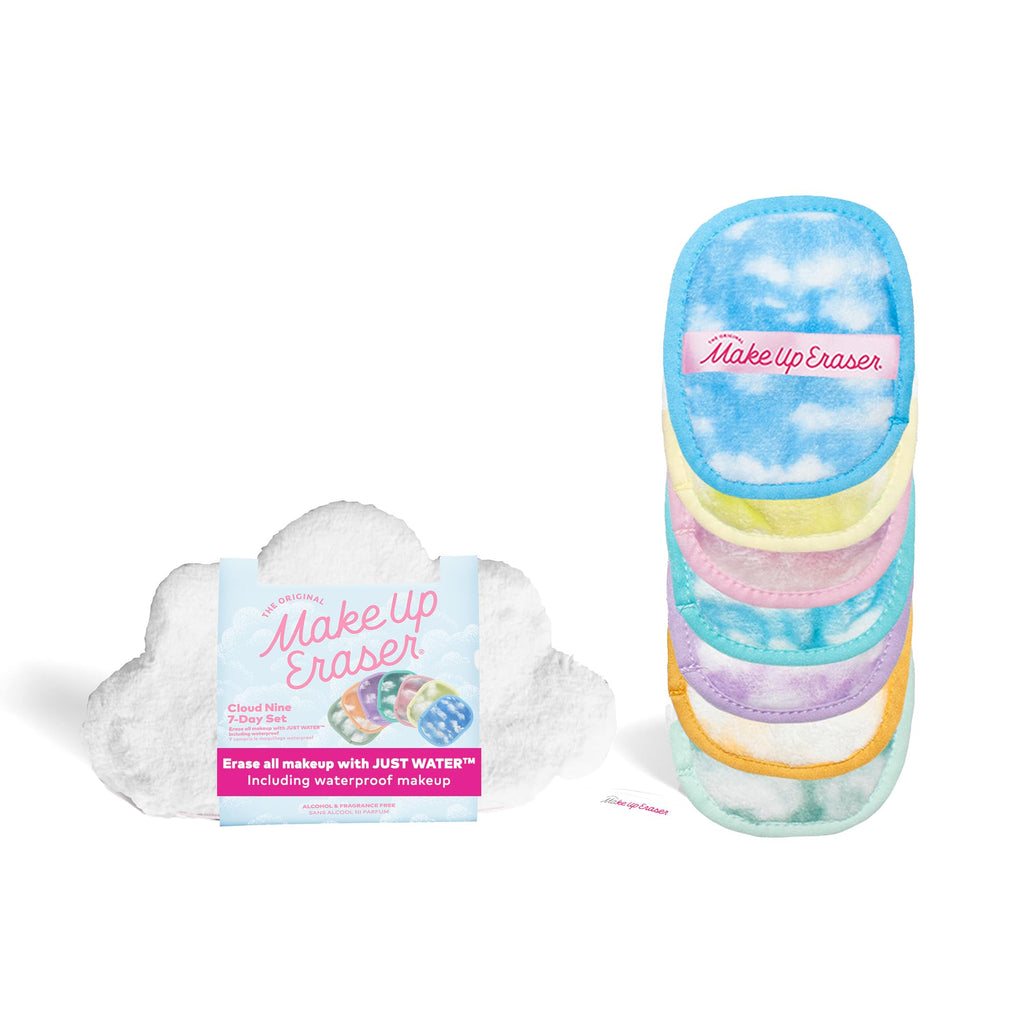 MakeUp Eraser The Original 7-Day Set – Water-Activated Makeup Remover (Cloud 9, 7ct)