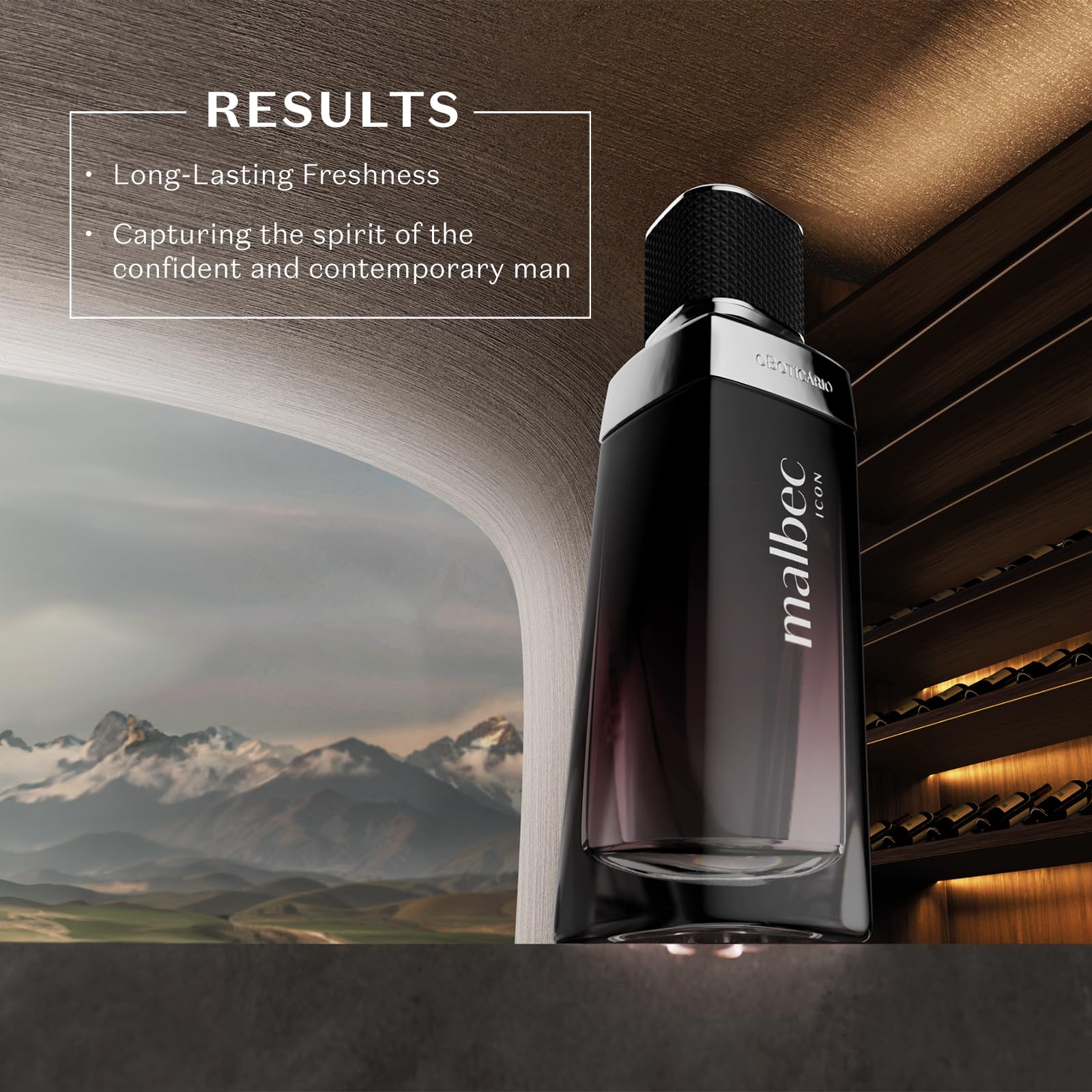 Malbec Icon Eau de Toilette for Men | Woody Chypre Fragrance by O Boticário, 3.4 oz