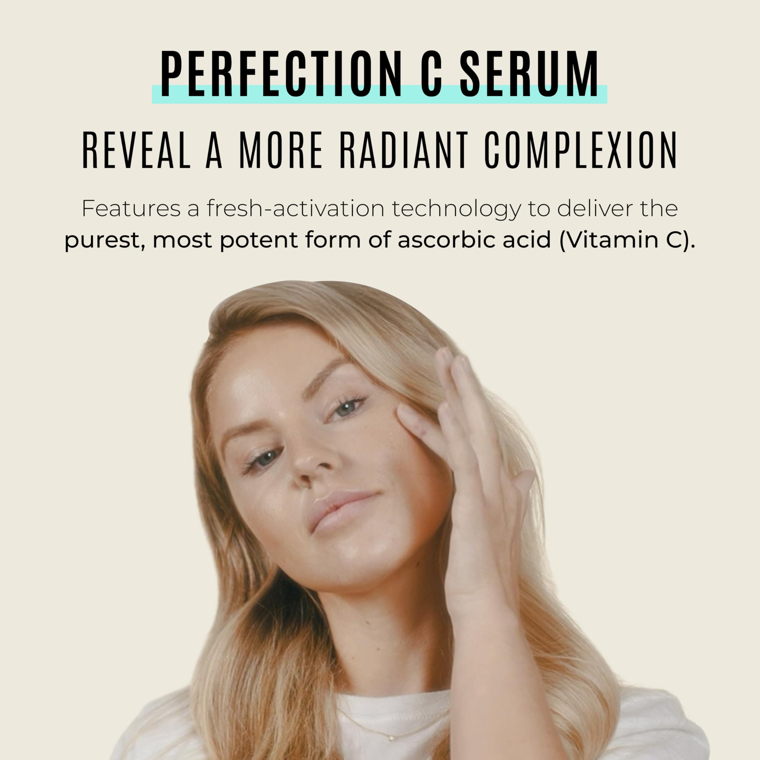 Malibu C Perfection C Face Serum – Vitamin C for Aging Skin | Fragrance-Free, 1 fl oz