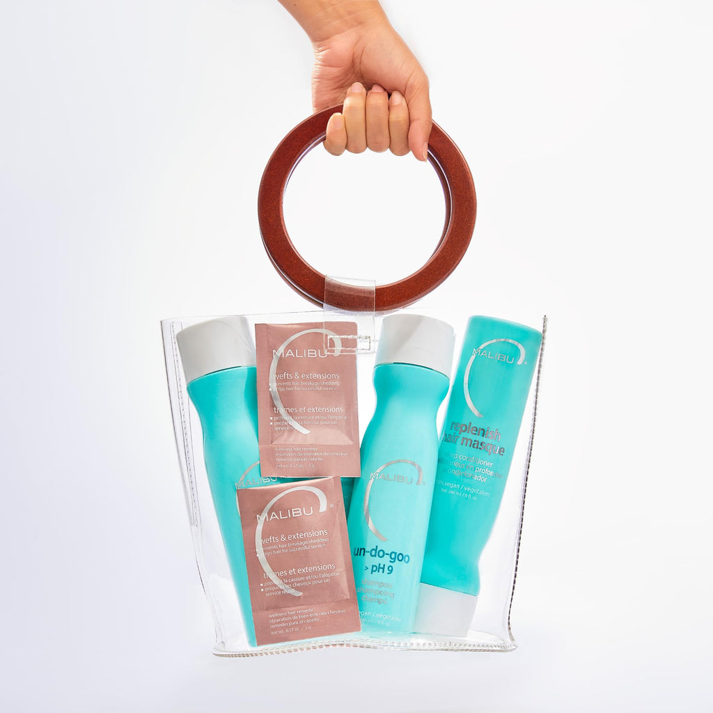 Malibu C Wefts & Extensions Wellness Hair Collection | Vegan, pH-Balanced Care for Extensions