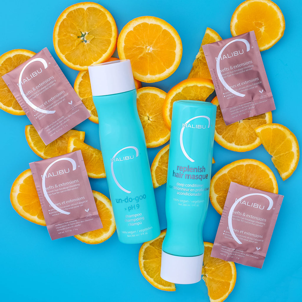 Malibu C Wefts & Extensions Wellness Hair Collection | Vegan, pH-Balanced Care for Extensions