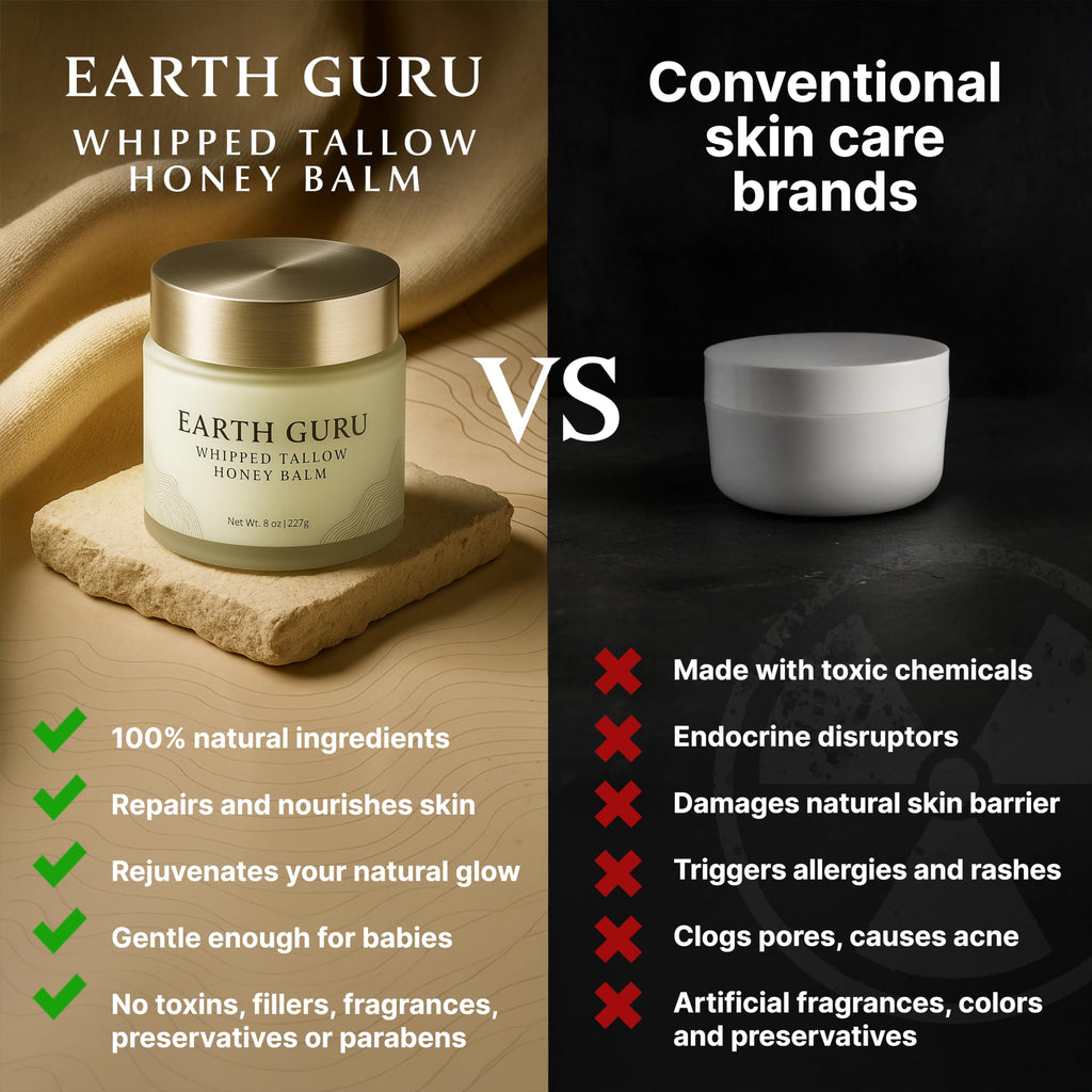 MalloMe Earth Guru XL 8oz Whipped Beef Tallow Balm – Skin Moisturizer