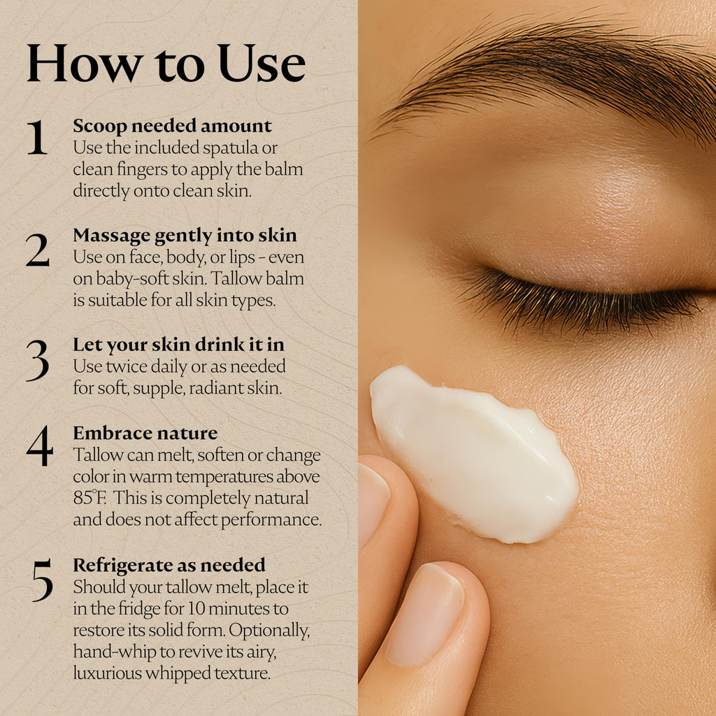 MalloMe Earth Guru XL 8oz Whipped Beef Tallow Balm – Skin Moisturizer