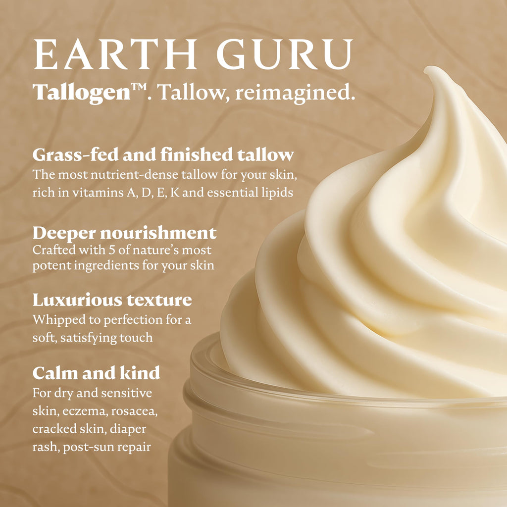 MalloMe Earth Guru XL 8oz Whipped Beef Tallow Balm – Skin Moisturizer