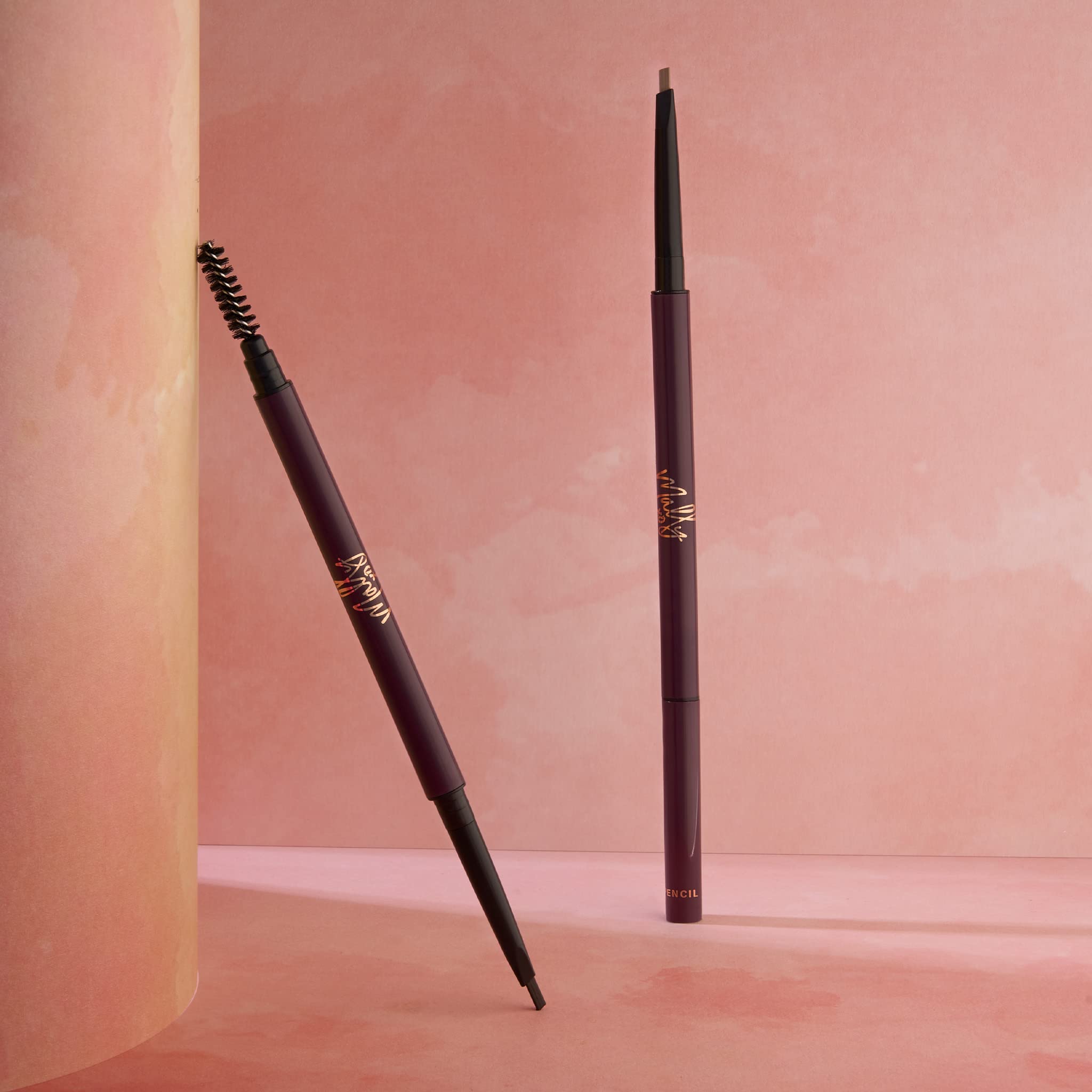 Mally Beauty Full Dreams Precision Brow Pencil – Blonde | Pencil + Brush, Ultra-Thin Tip