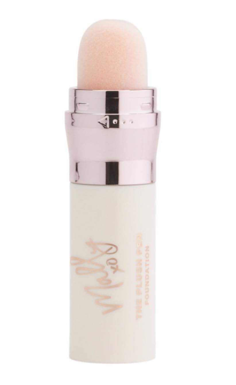 Mally Plush Pen Brightening Foundation – Buildable, Lightweight Coverage (Shade Light, 0.7 oz)