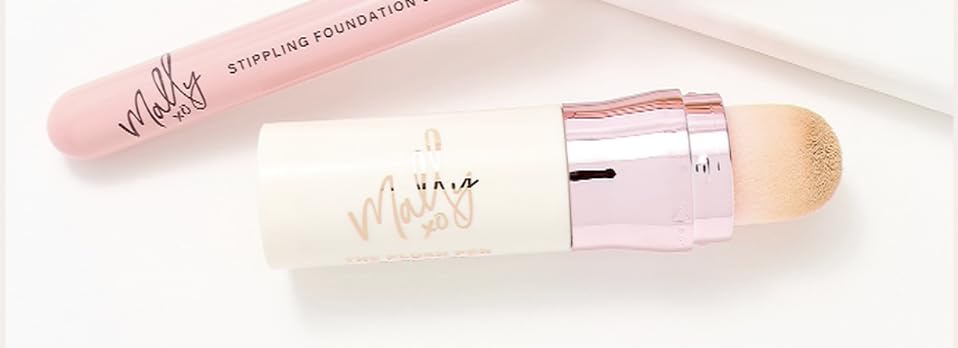 Mally Plush Pen Brightening Foundation – Buildable, Lightweight Coverage (Shade Light, 0.7 oz)